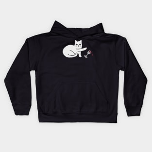 Wine spill Kids Hoodie